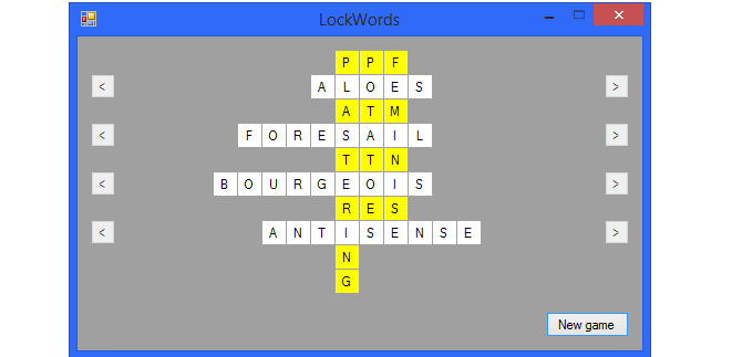 LockWords Windows Desktop Game