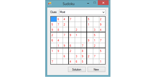 Sudoku Windows Desktop Game