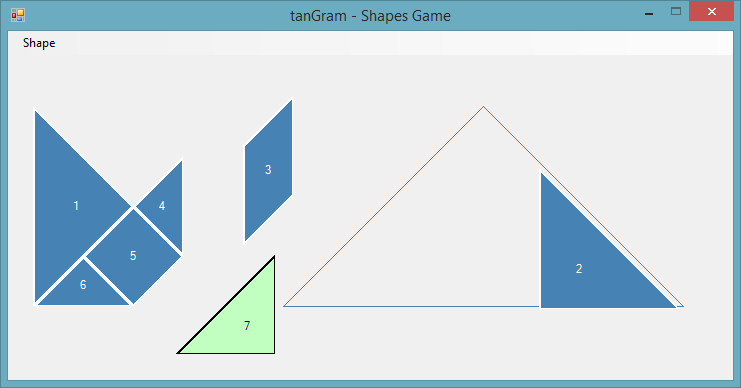 TanGram Windows Desktop Game