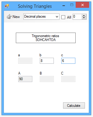 VB.Net - Solving Triangles