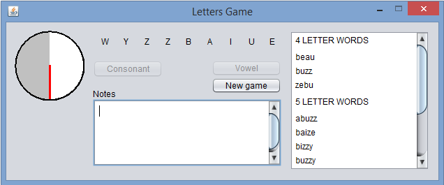 Letters Windows Desktop Game