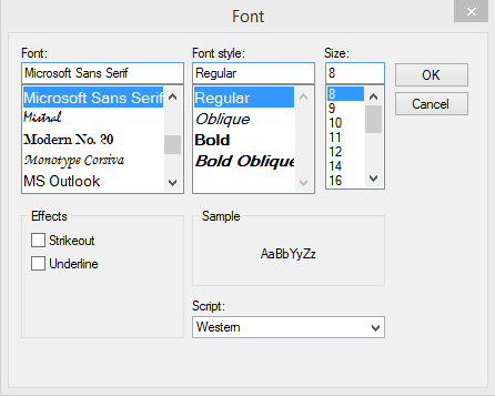 VB.Net - FontDialog