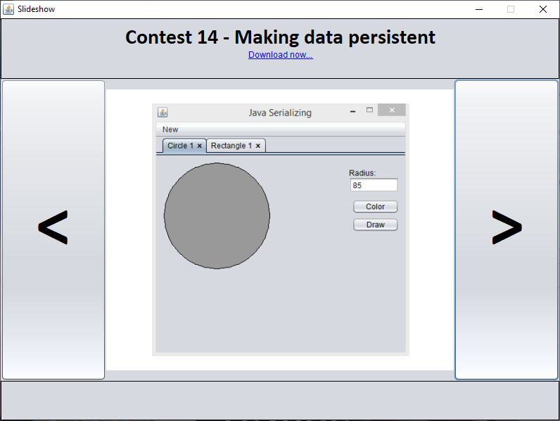 Java - Making data persistent