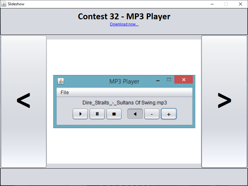 Java - MP3 Player