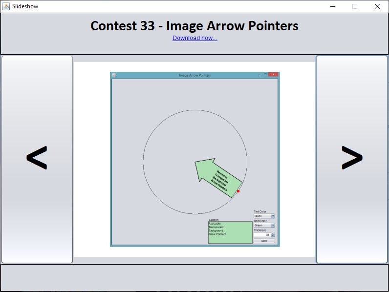 Java - Image Arrow Pointers
