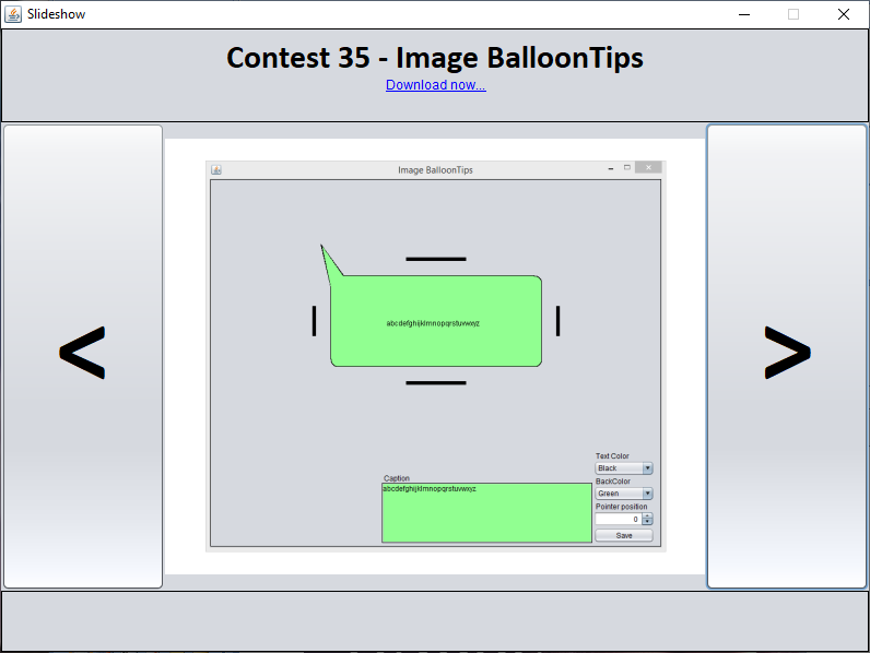 Java - Image BalloonTips