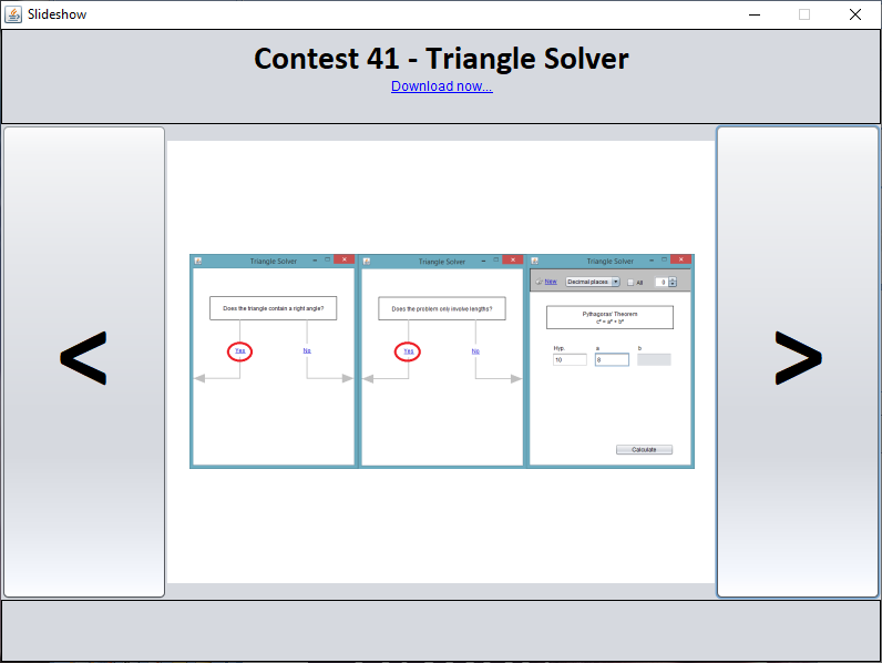 Java - Triangle Solver