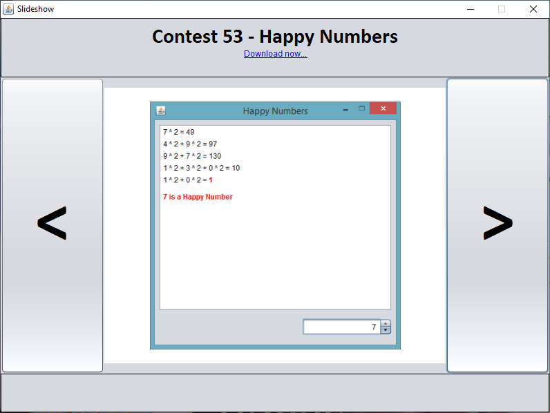 Java - Happy Numbers
