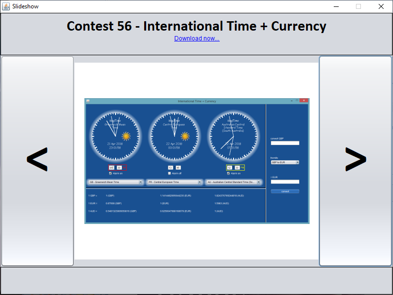 Java - ITC - International Time + Currency