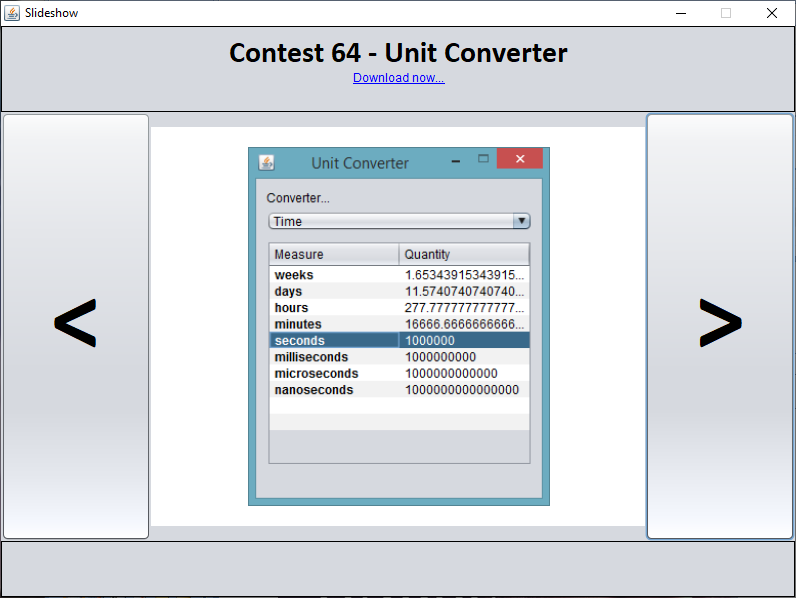 Java - Unit Converter