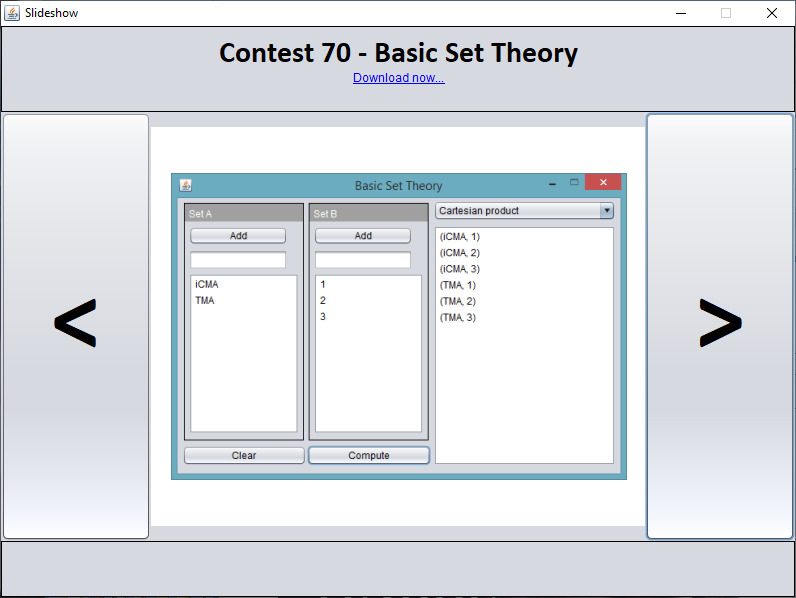 Java - Basic Set Theory