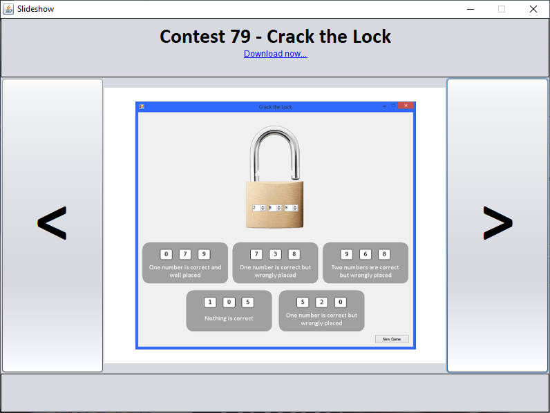 Java - Crack the Lock