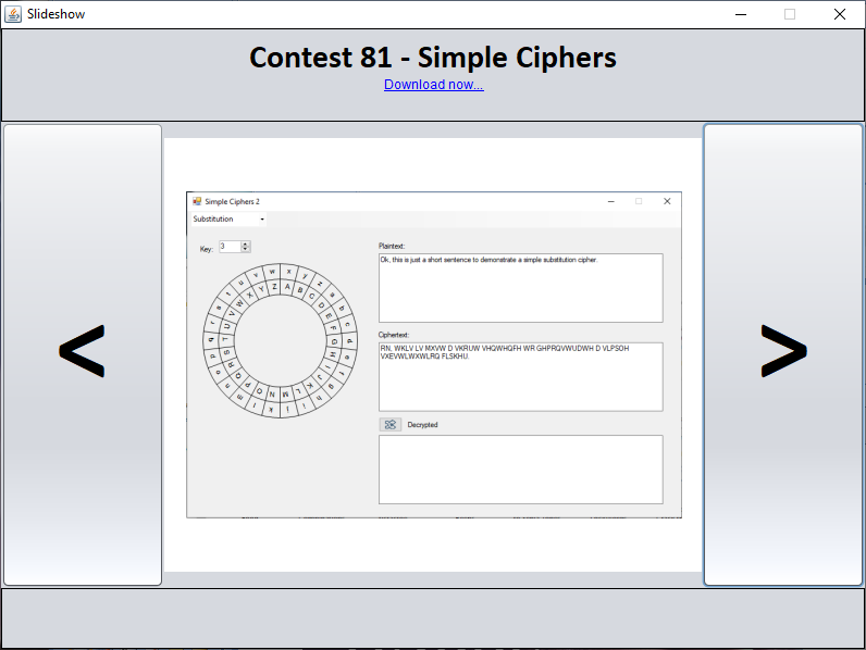 Java - Simple Ciphers