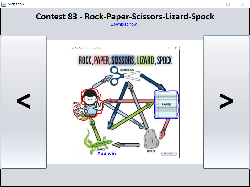Java - Rock~Paper~Scissors~Lizard~Spock