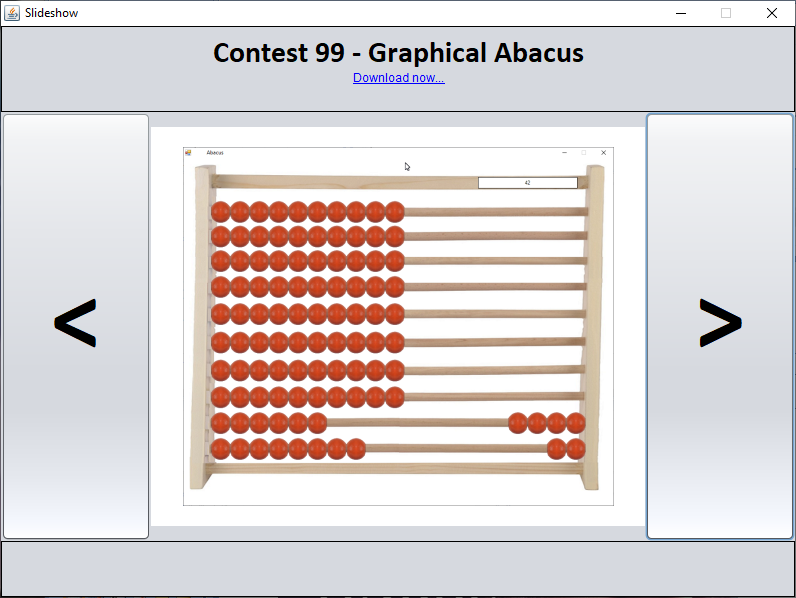 Java - Graphical Abacus