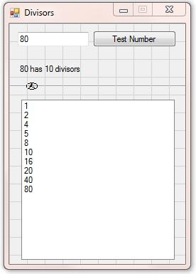 VB.Net - Divisors