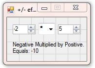 VB.Net - (Positive/Negative) Effects