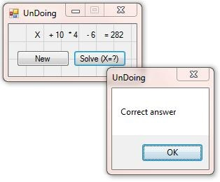 VB.Net - Maths Undoing Quiz