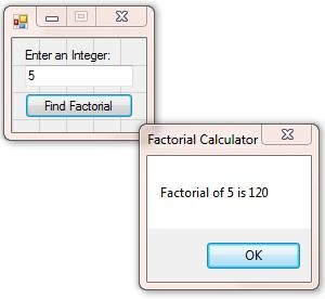 VB.Net - Factorial Calculator