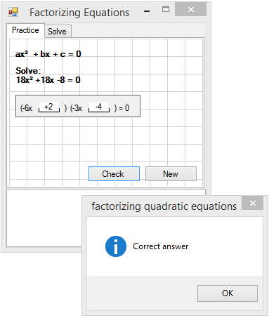 VB.Net - Factorizing Quadratic Equations solver