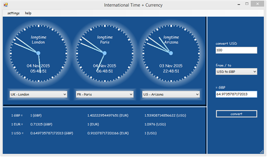 ITC - International Time + Currency