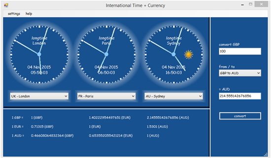 ITC - International Time + Currency